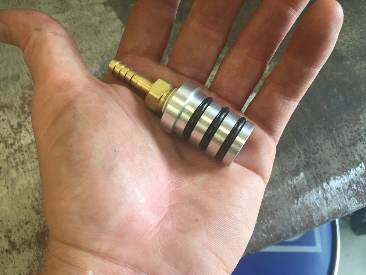 Motorcycle Auxiliary Fuel Bottle Clayton Miller